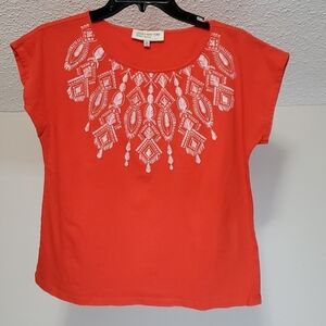 Jones New York Sport Petite, orange shirt, sz: PM